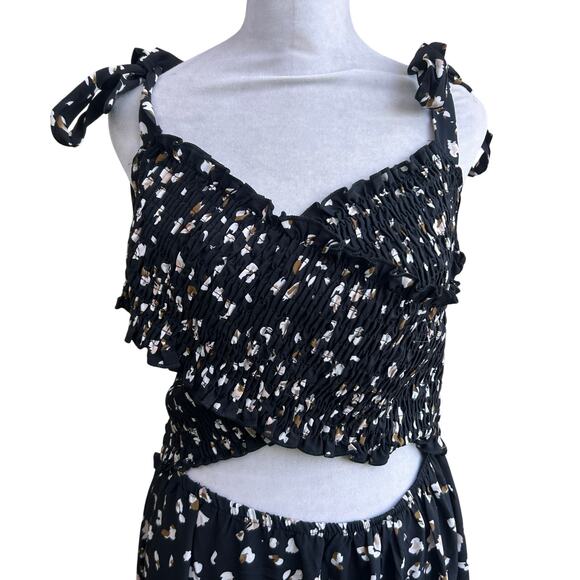 NWT Persea Crossover Front Midi Dress size 4 - Picture 4 of 7